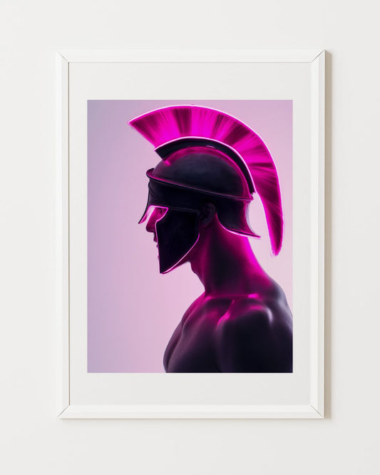Gladiator Neon Poster