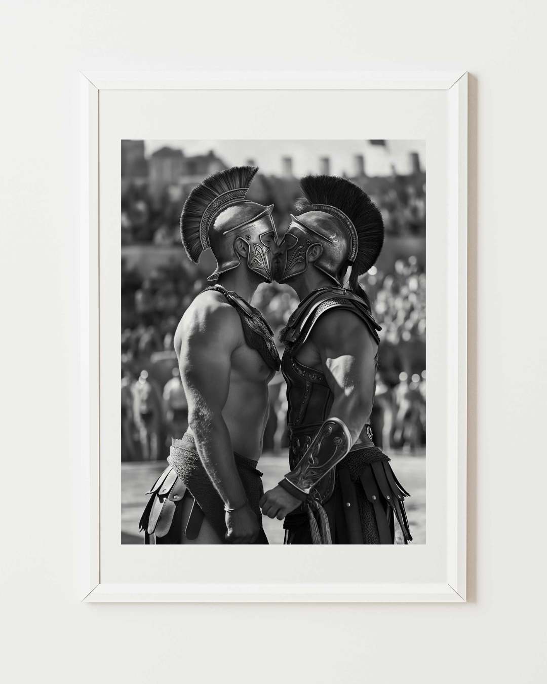 Gladiator Hug Poster