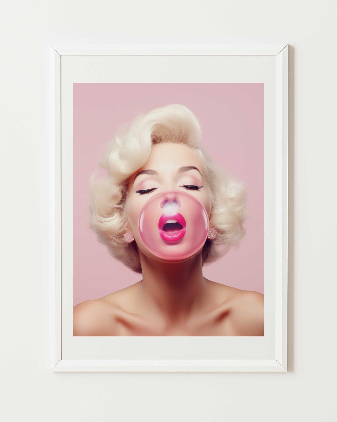 Marilyn Bubbles Poster