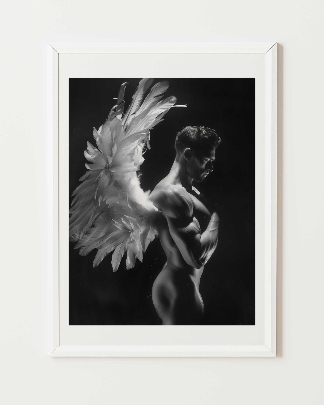Angelic Elegance Poster