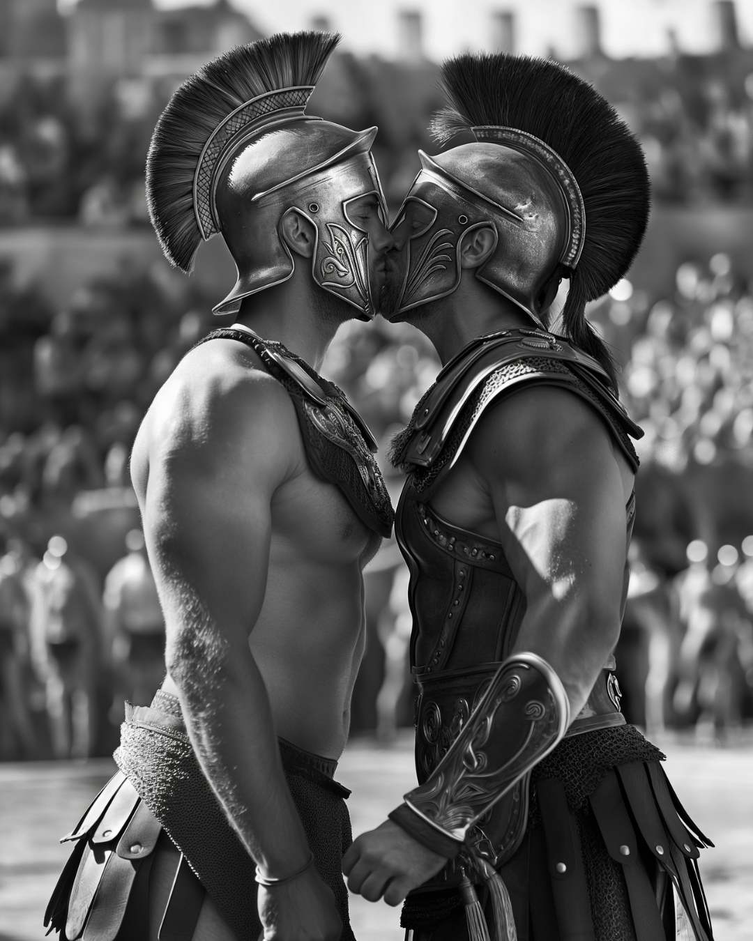 Gladiator Hug Poster