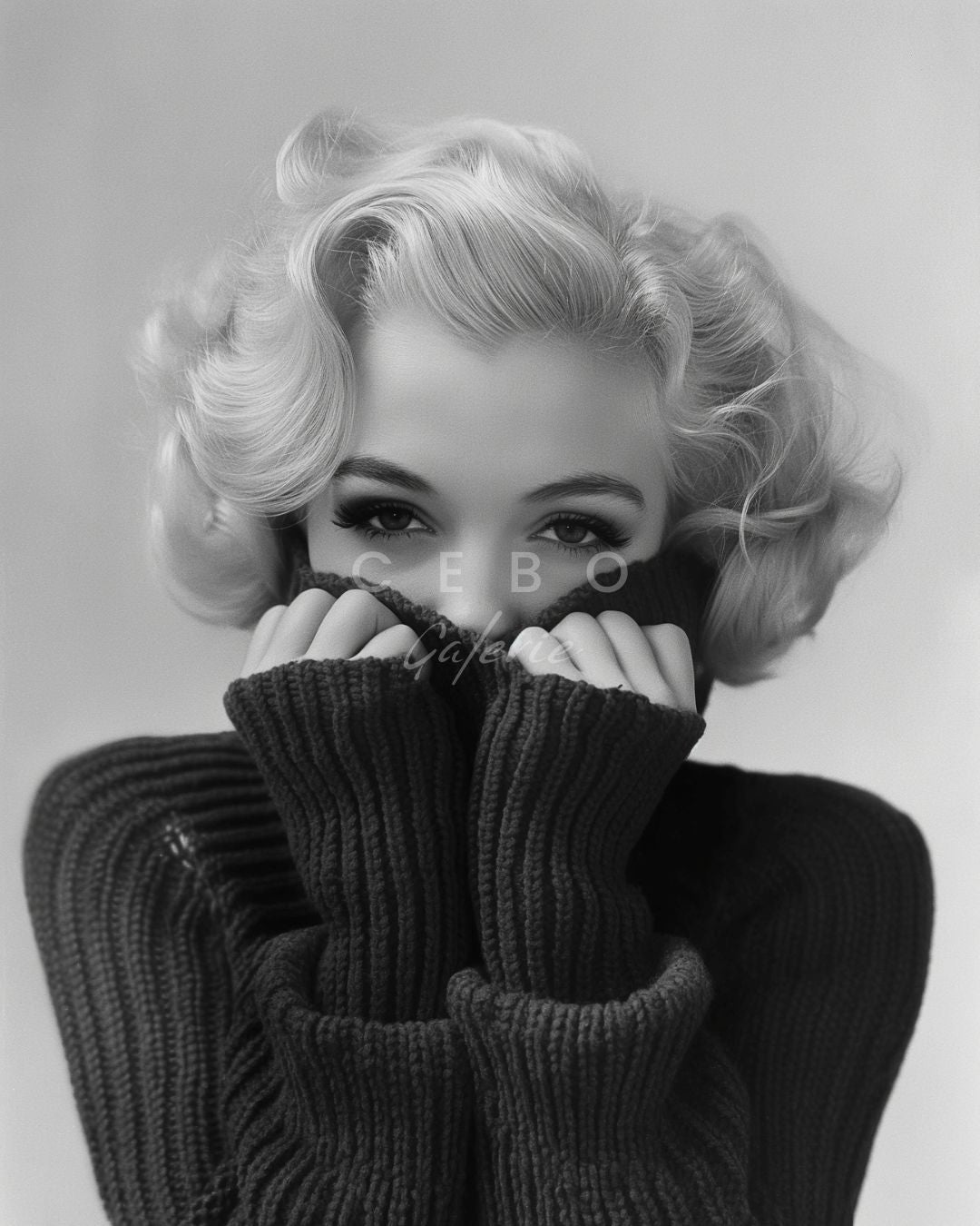 Cozy Marilyn Poster