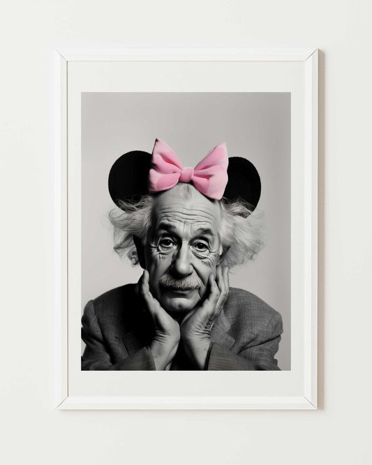 Einstein Pop Poster