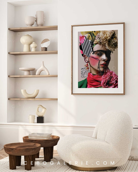Affiche Abstraite Frida
