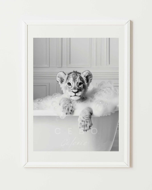 Wild Bath Poster