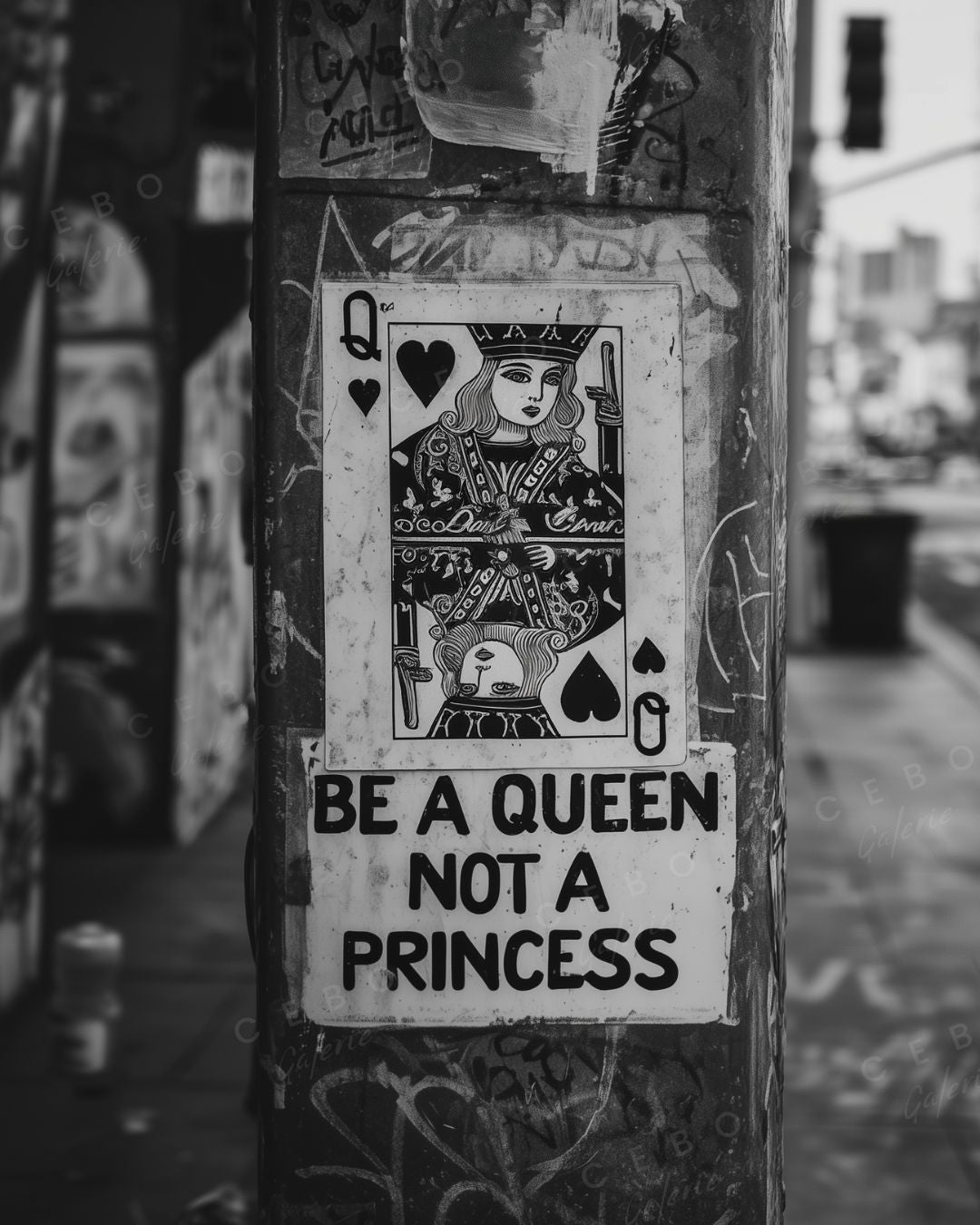 Affiche Be a Queen, Not a Princess