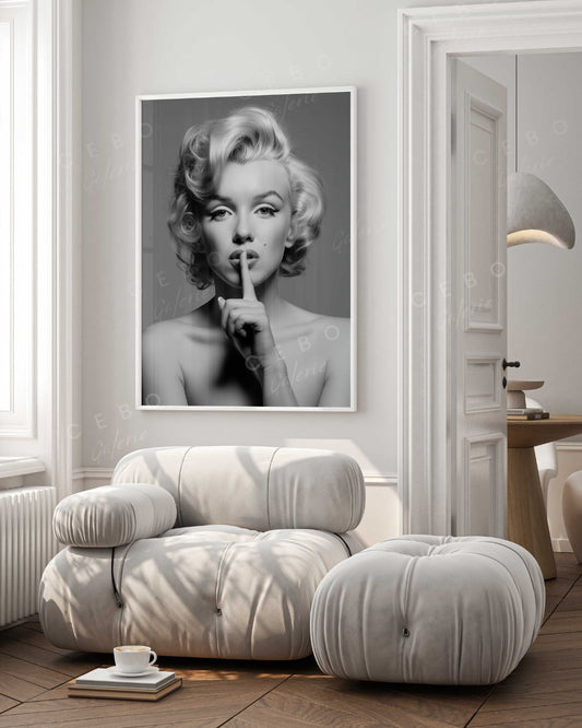 Affiche Silent Marilyn