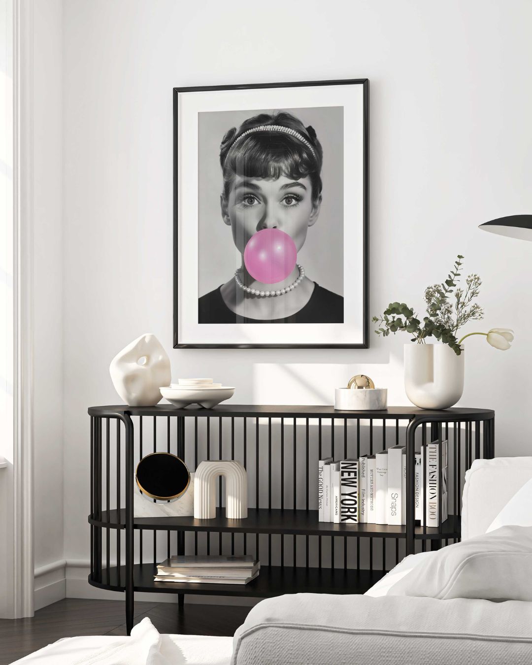 Audrey's Bubbles Poster