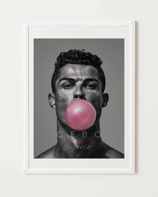 Ronaldo Bubbles Poster