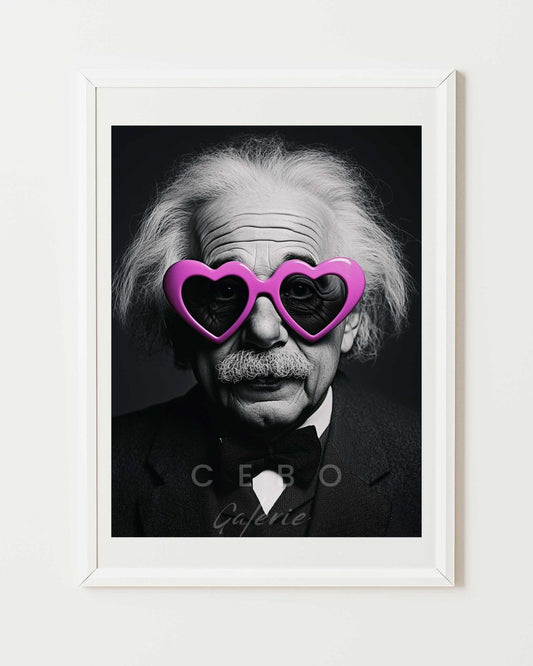 Einstein's Heart Poster