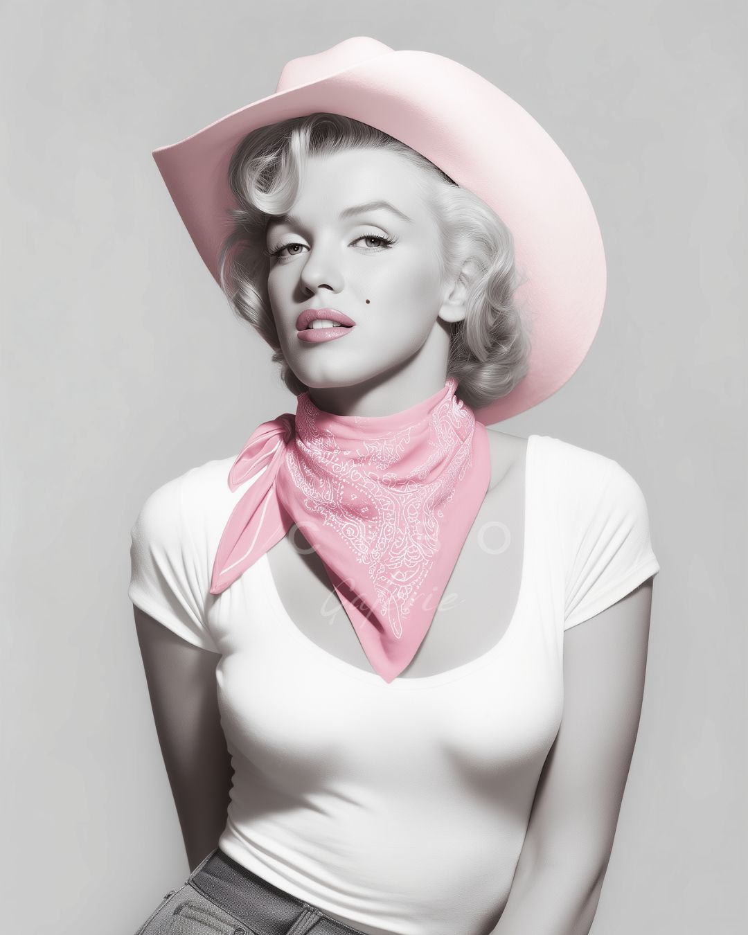 Affiche Cowgirl Marilyn