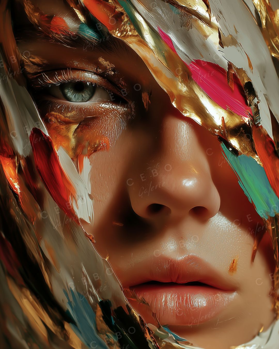 Feminine Shards Poster