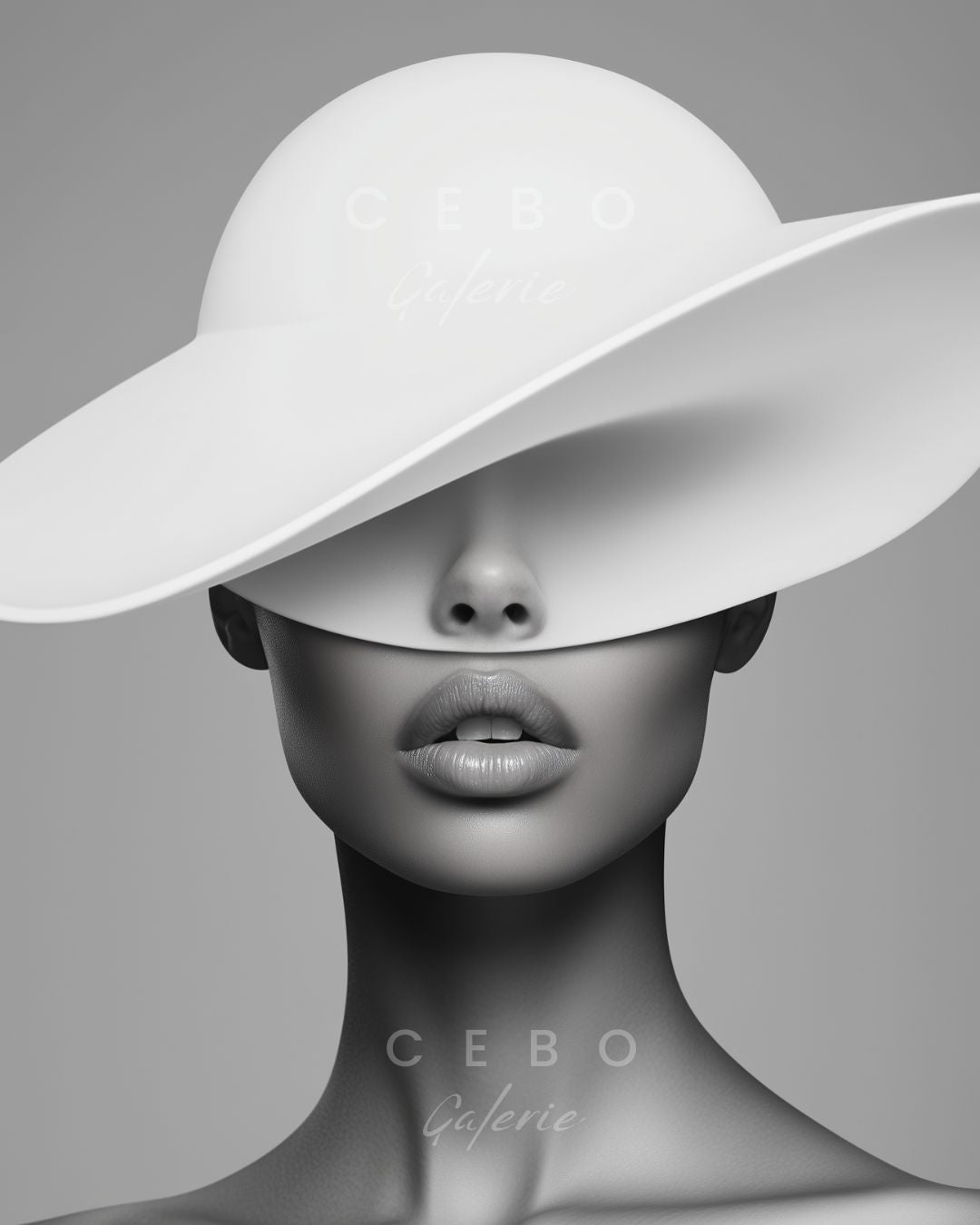 Affiche Féminité Abstraite