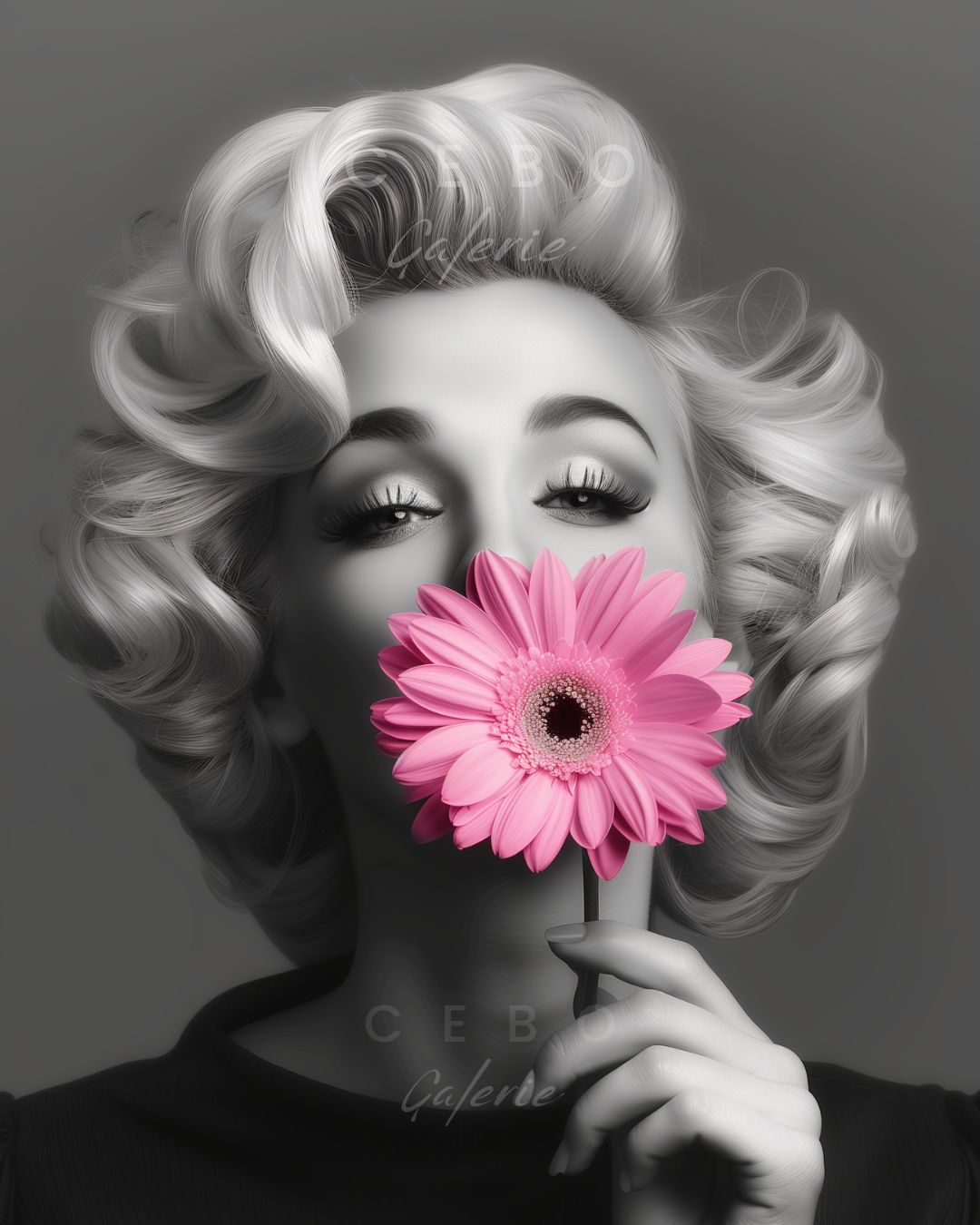 Marilyn Flower Poster
