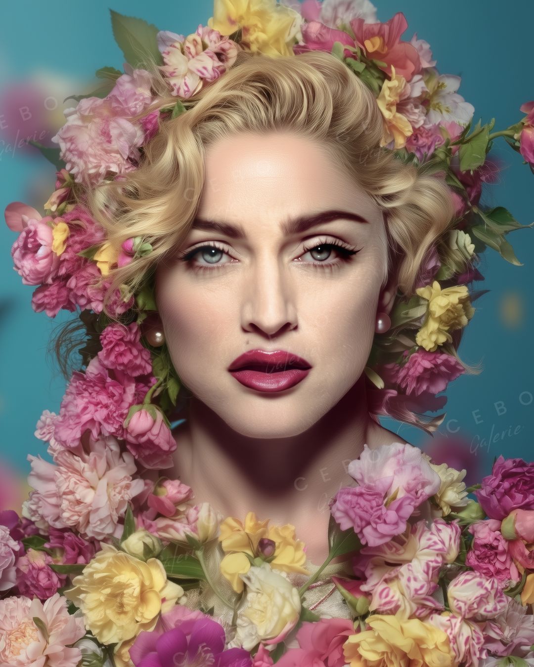Affiche Fleurs de Madonna