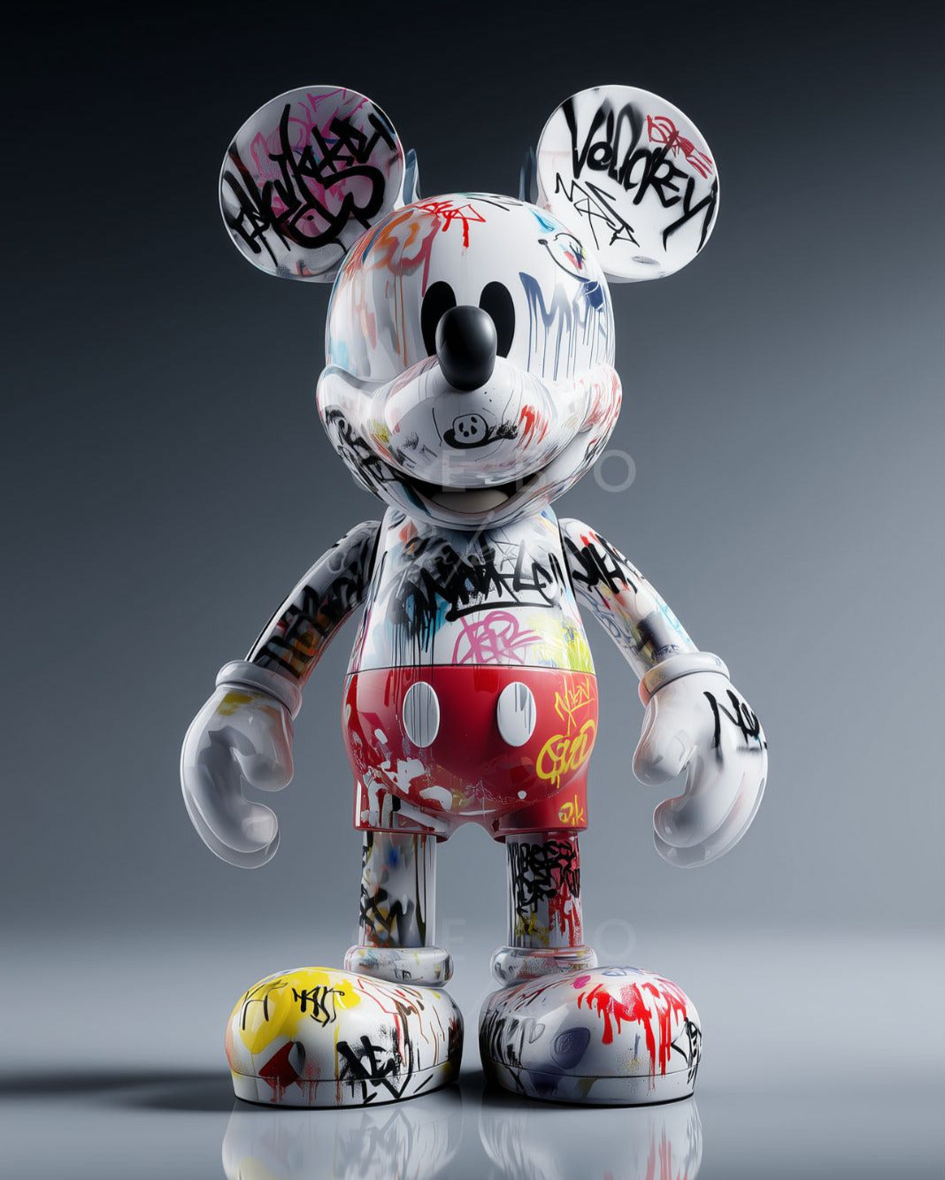 Mickey Graffiti Poster