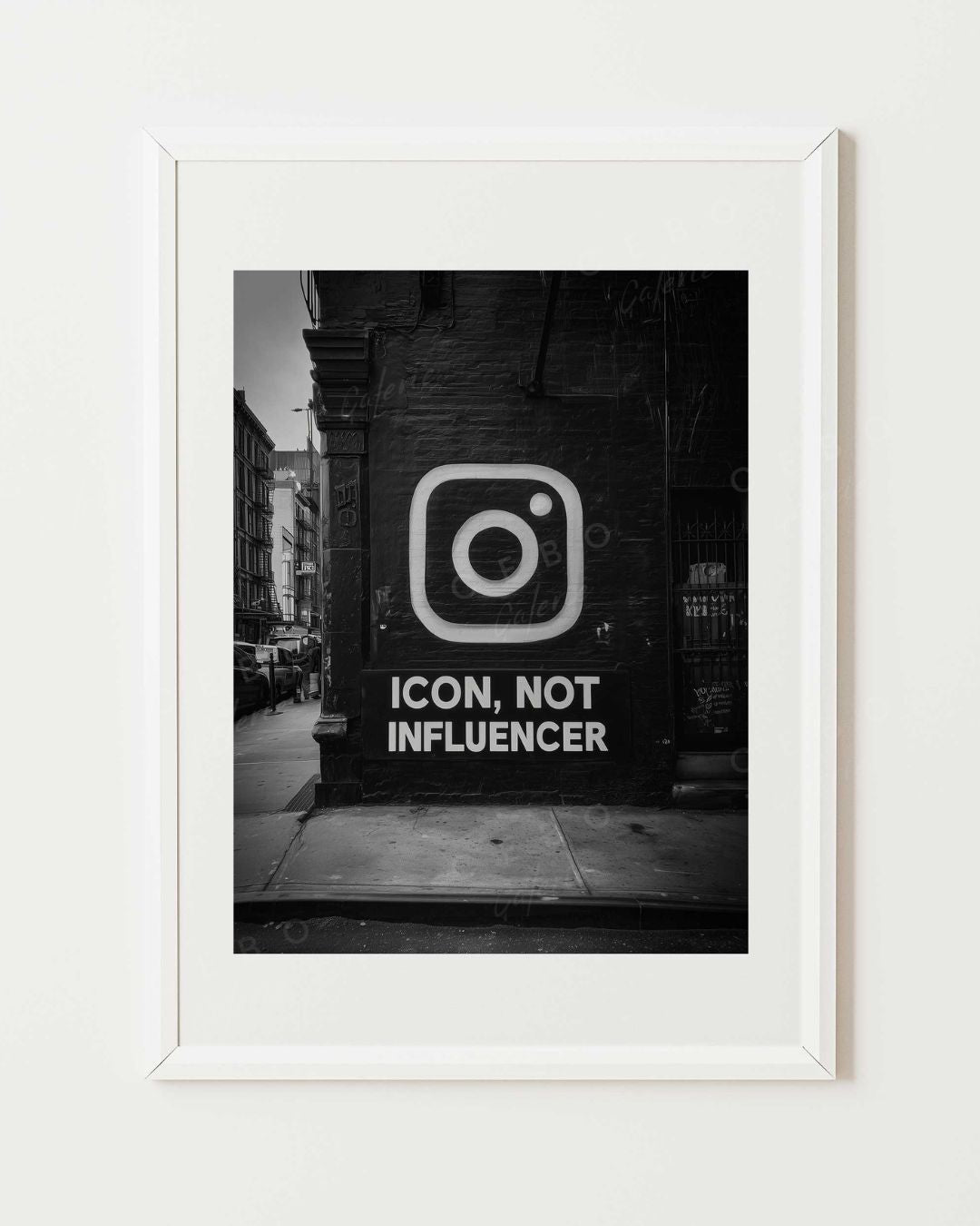Art Poster | Icon, Not Influencer | Limited Edition – CEBO Galerie