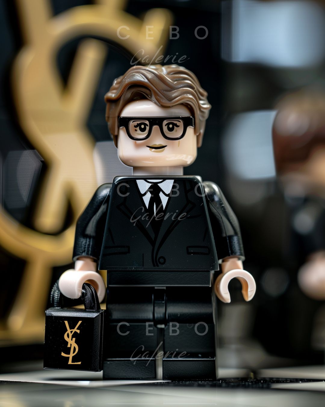 Saint Laurent Lego Poster