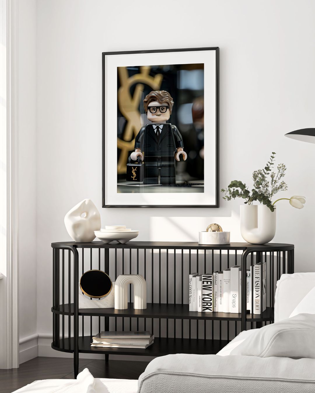 Saint Laurent Lego Poster