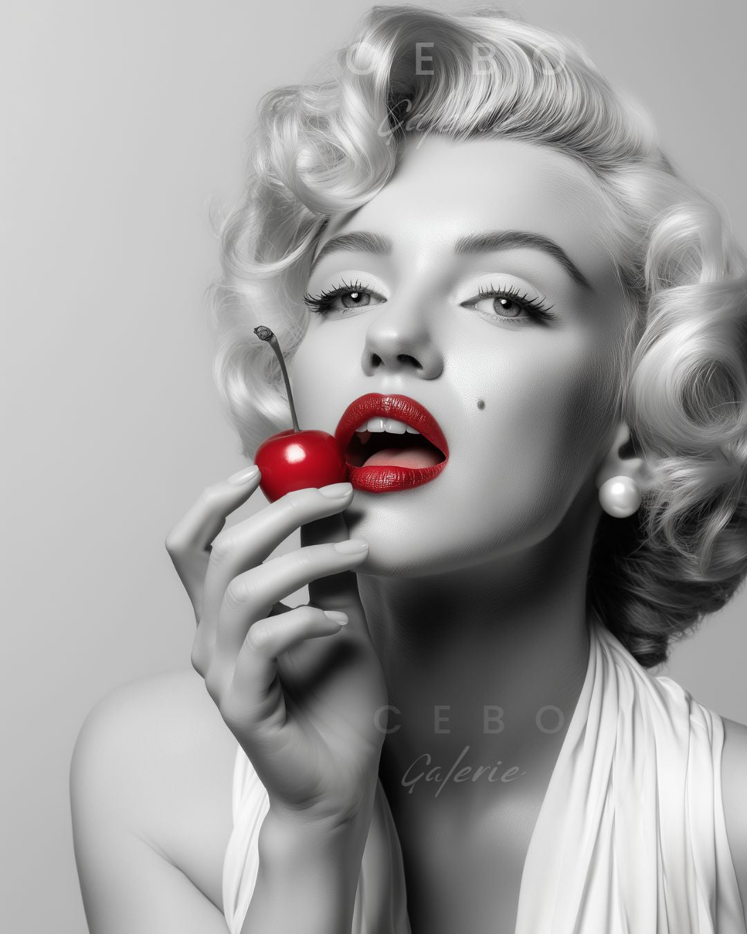 Affiche Marilyn Cerise