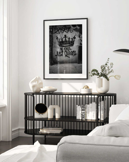No Kings Just Queens Poster