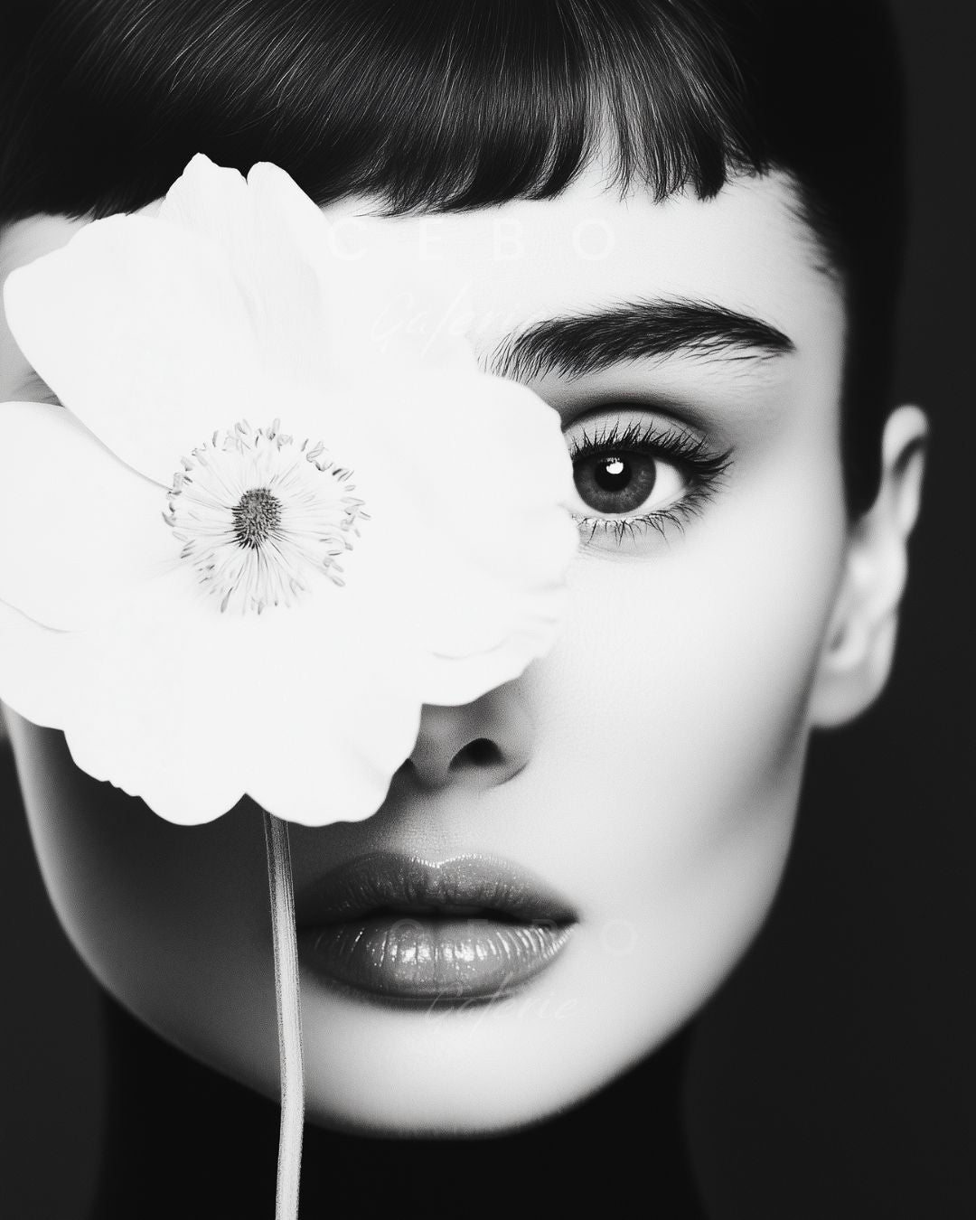 Audrey Flower Poster