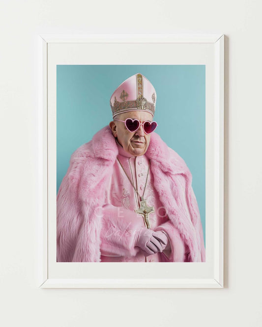 Pink Pope Poster