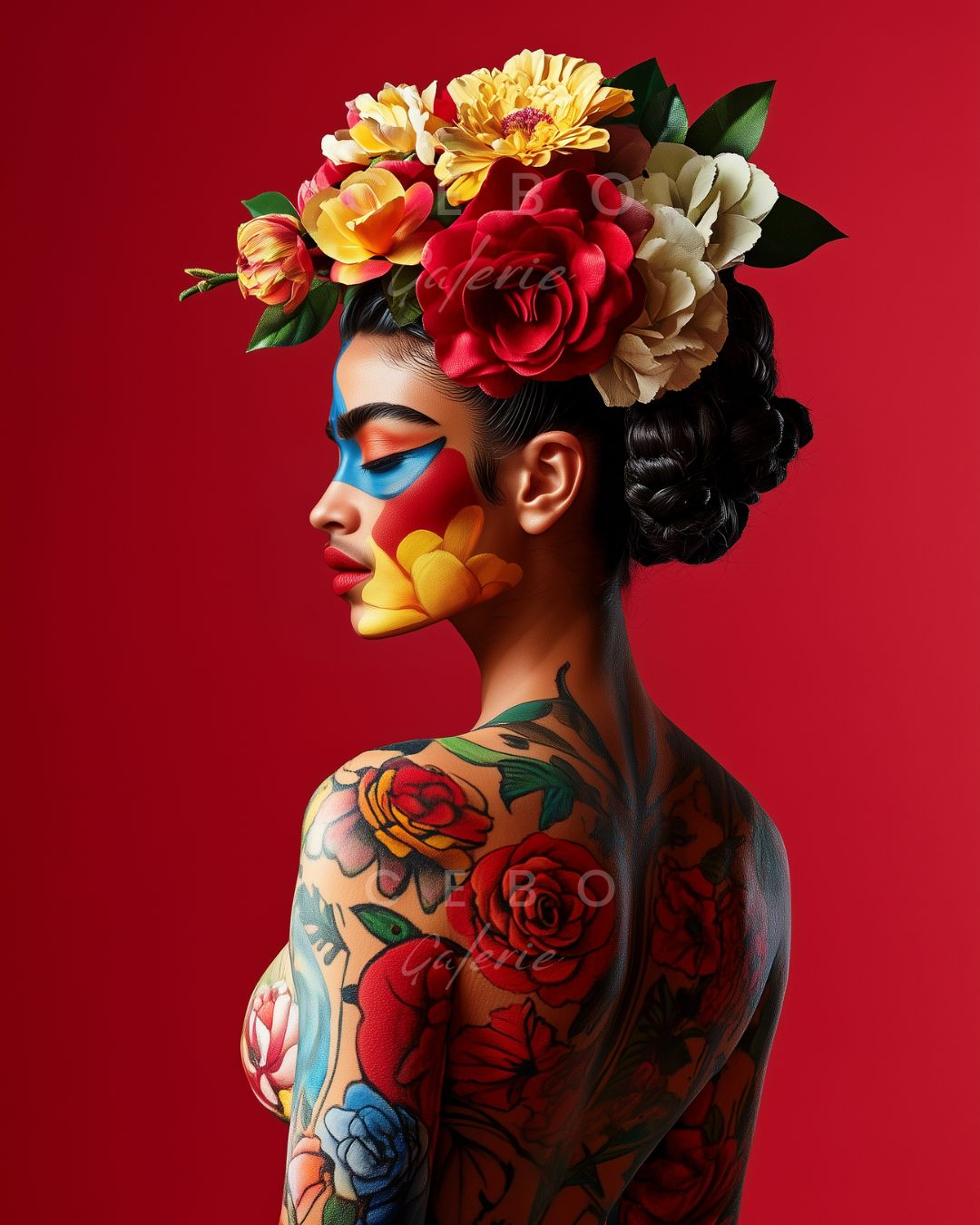 Frida Red Poster