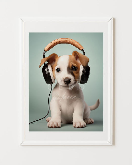 Jack Russell Rhythm Poster
