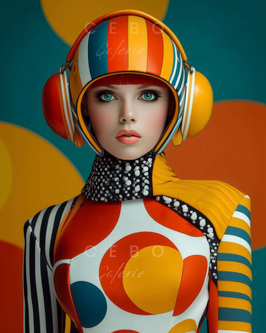 Affiche Sixties Futuriste