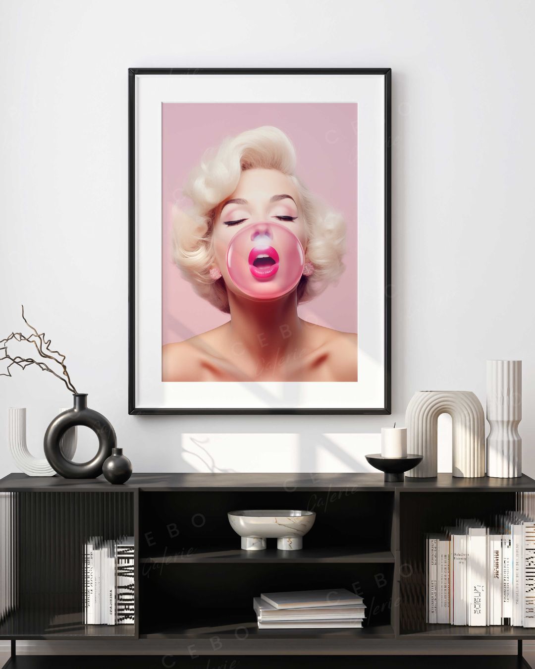 Cadre Bulles de Marilyn
