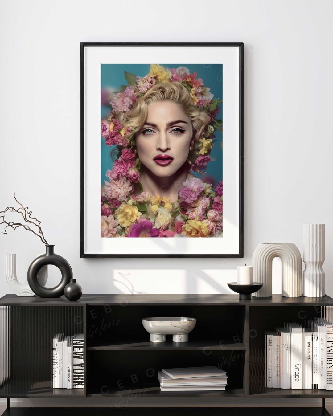 Madonna Flower Frame