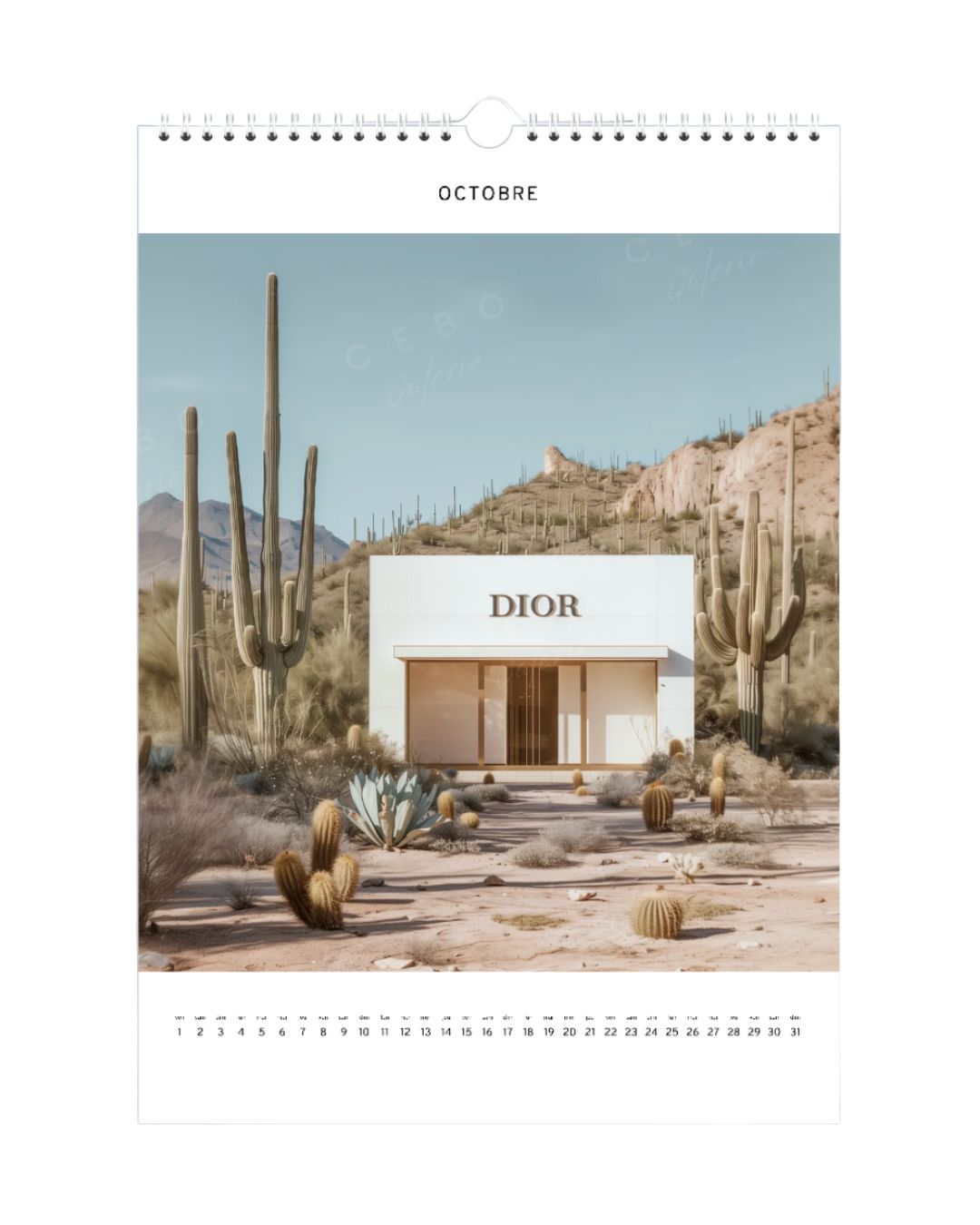 Calendrier 2027 “Luxury”