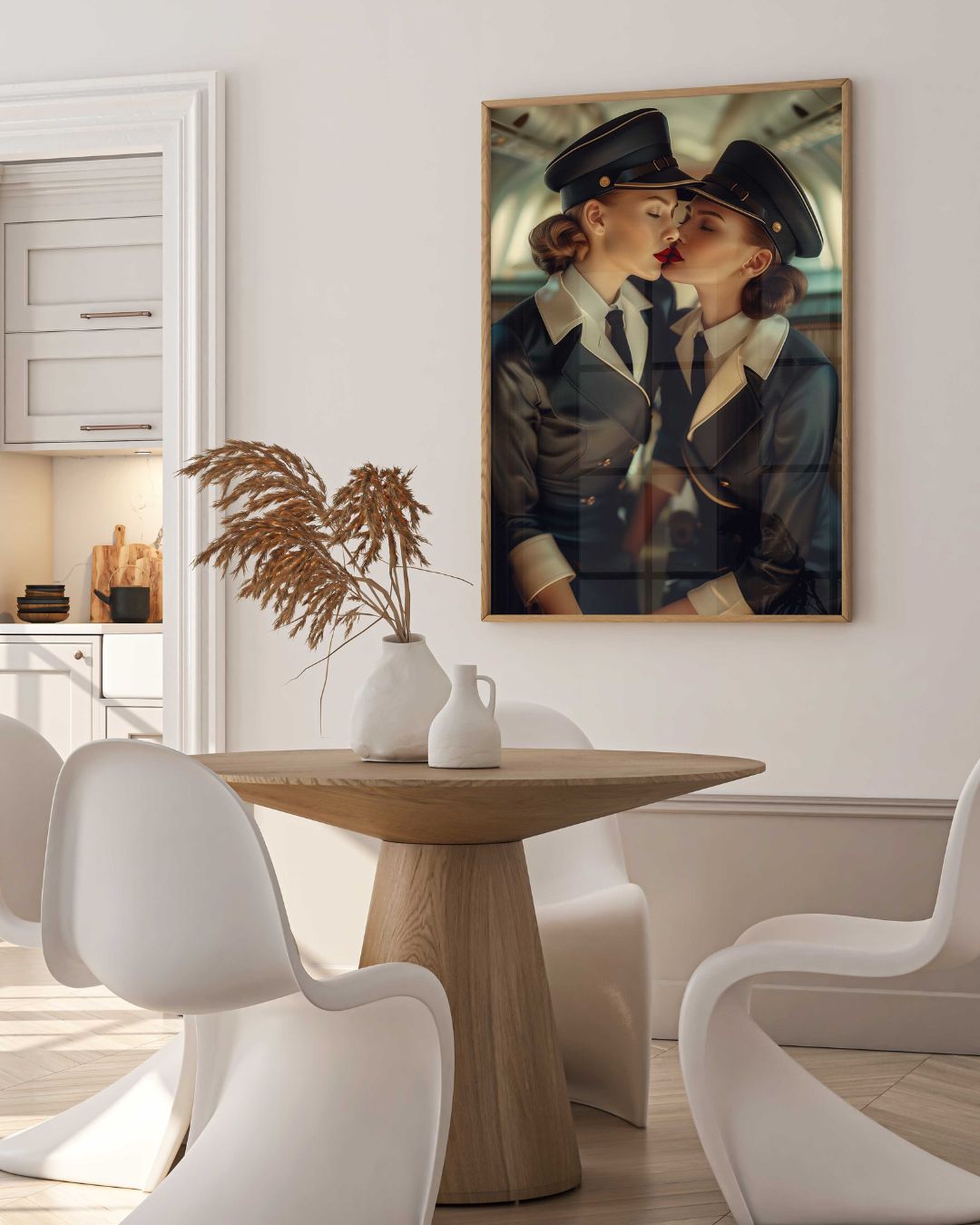 Aerial Embrace Poster