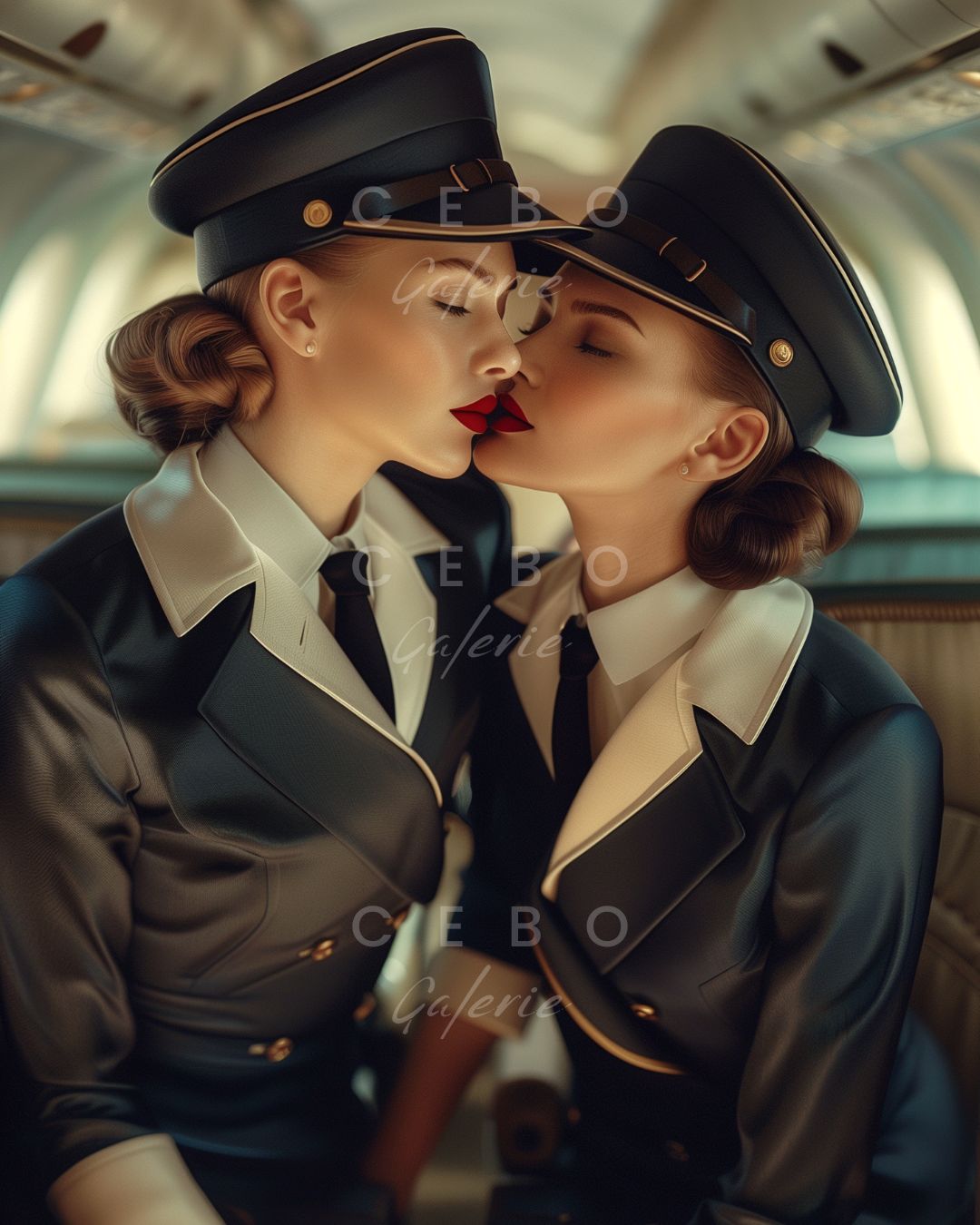 Aerial Embrace Poster