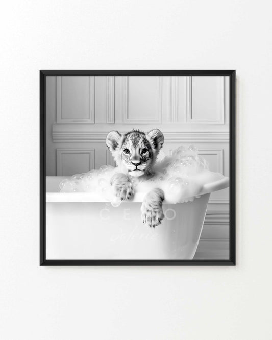 Wild Bath Painting - Unique Copy