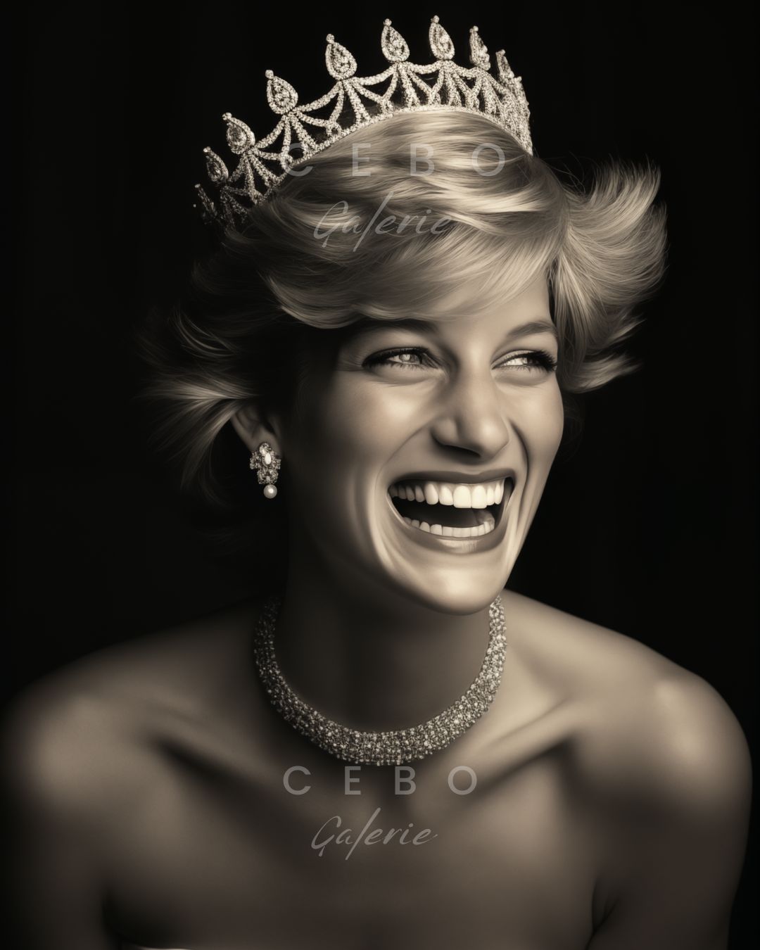 Diana's Radiance Painting - Unique Copy