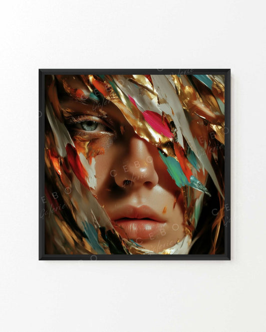 Feminine Radiance Painting - Unique Copy