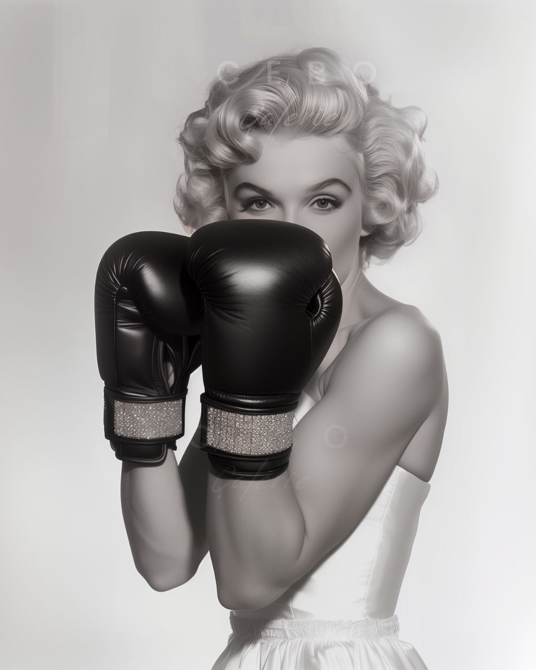 Marilyn's Fight Painting 2 - Unique Copy