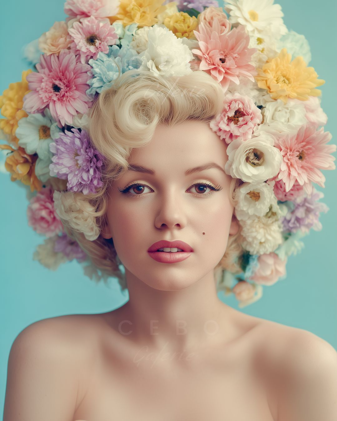 Marilyn Blossom Painting - Unique Copy