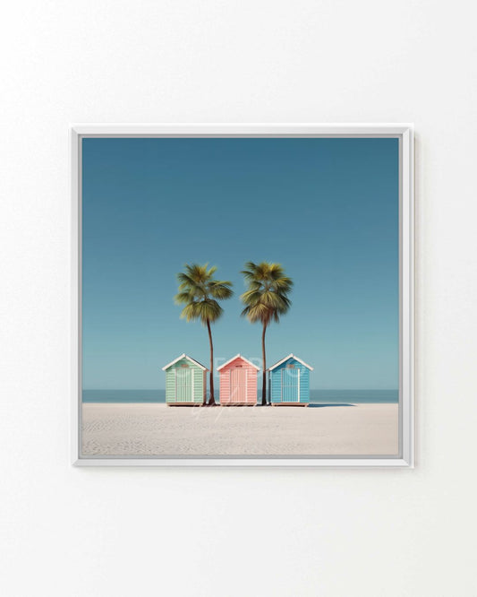 Pastel Paradise Painting - Unique Copy
