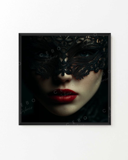 Carmine Mystery Painting - Unique Copy