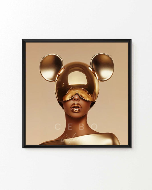 Gold Minnie Table - Unique Copy