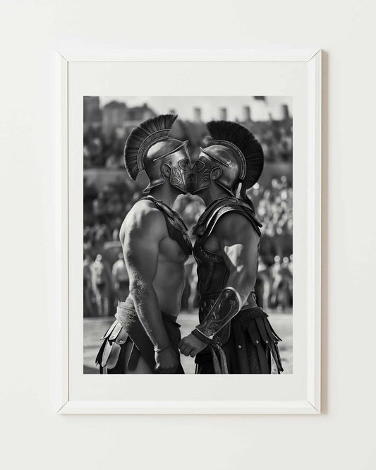 Gladiator Hug Poster