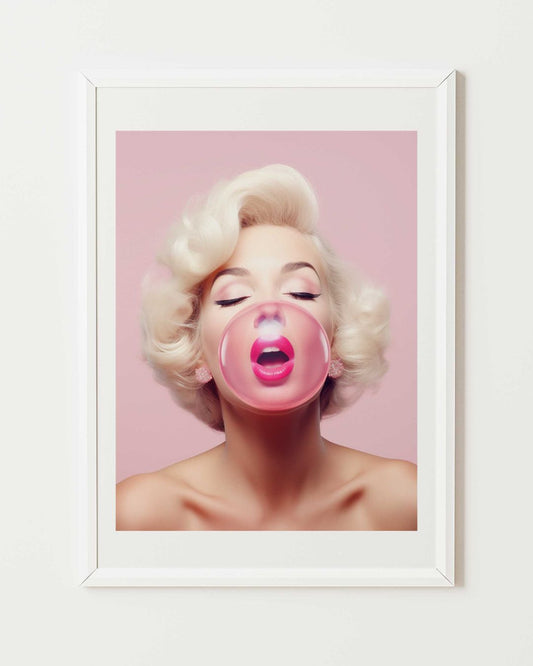 Marilyn Bubbles Poster