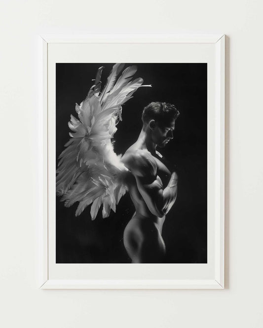 Angelic Elegance Poster