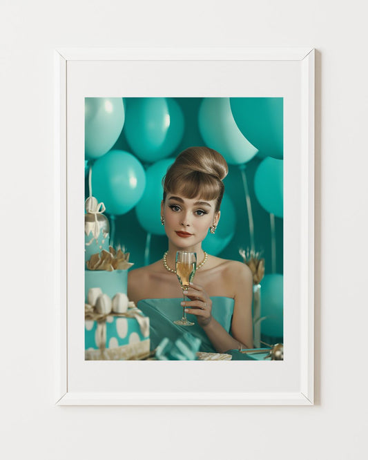 Blue Elegance Poster