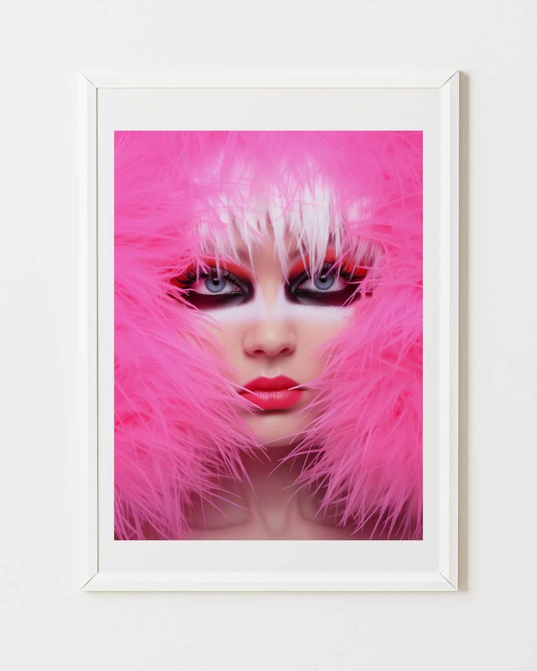 Affiche La Diva Rose Fauve