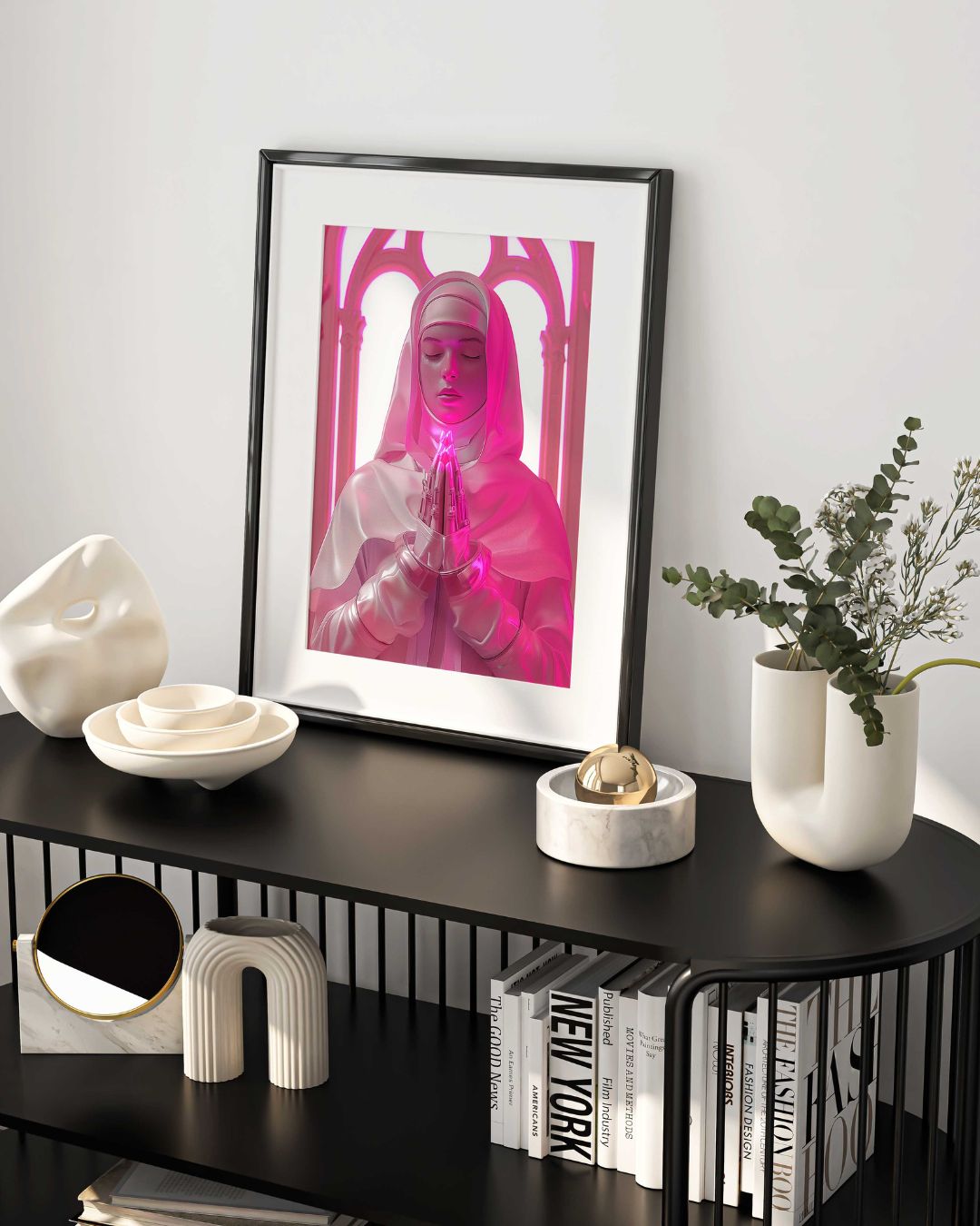 Affiche Prière Néon