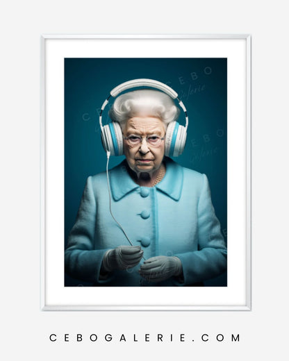 Cadre Hommage to the Queen
